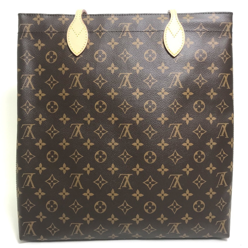 Louis Vuitton Sac Plat Shoulder Bag Monogram Brown